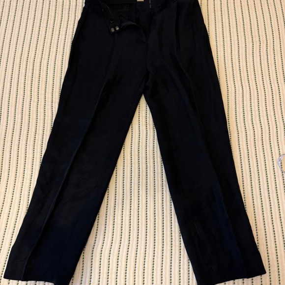 NWT Unworn Black Linen Jcrew Pant - Picture 9 of 9